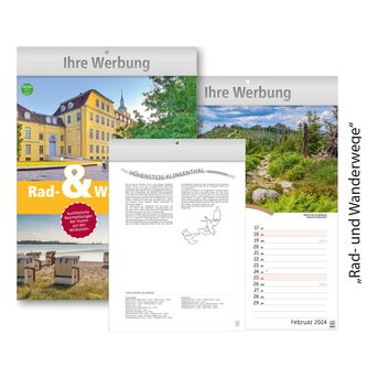 Bild-Monatskalender Rad- und Wanderwege