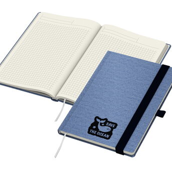 Taschennotizbuch "Ocean-Book green+blue“