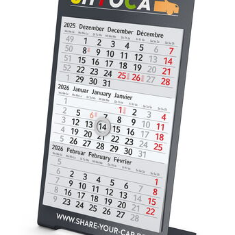 Tisch-Aufstellkalender "Desktop 3 Color"