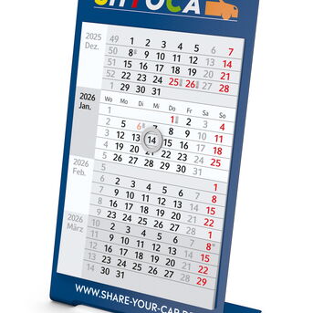 Tisch-Aufstellkalender "Desktop 4 Color"