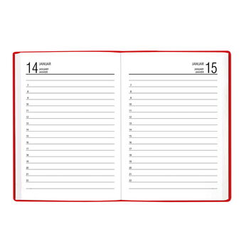 Taschenagenda (liniert)