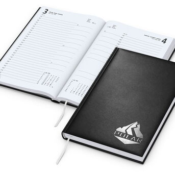 Hardcover-Buchkalender „Advance“ inkl. Prägung 